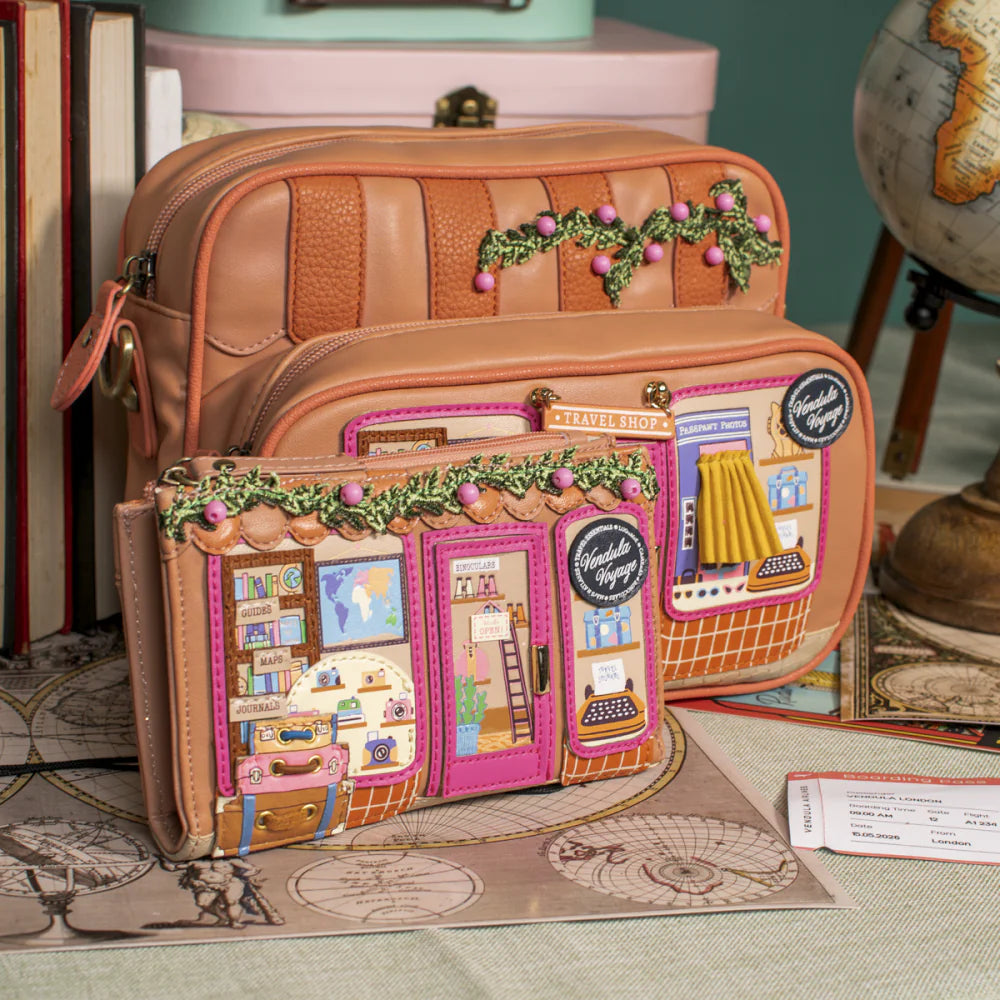 Vendula London Voyage Travel Shop Compact Folding Wallet Presale