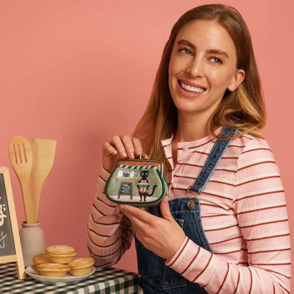 Vendula London Pie Shop Clipper Coin Purse ( Pre Sale ) Due late Sept / Oct