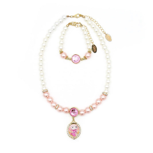 Claris The Chicest Mouse In Paris Magnificent Necklace & Bracelet Set