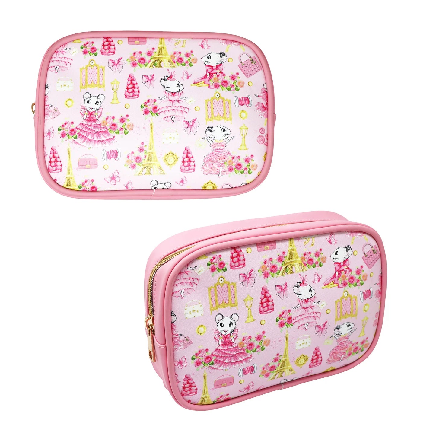 Claris The Chicest Mouse In Paris Cosmetic Pouches