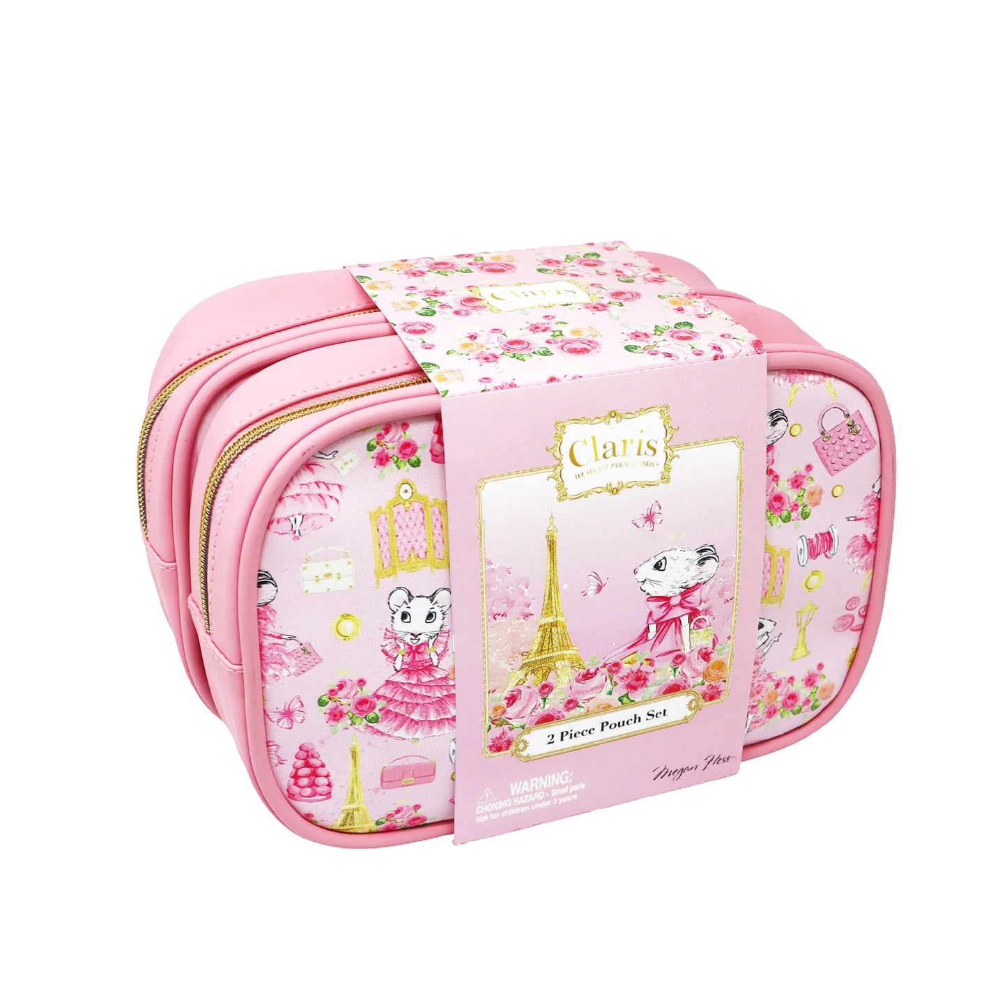 Claris The Chicest Mouse In Paris Cosmetic Pouches