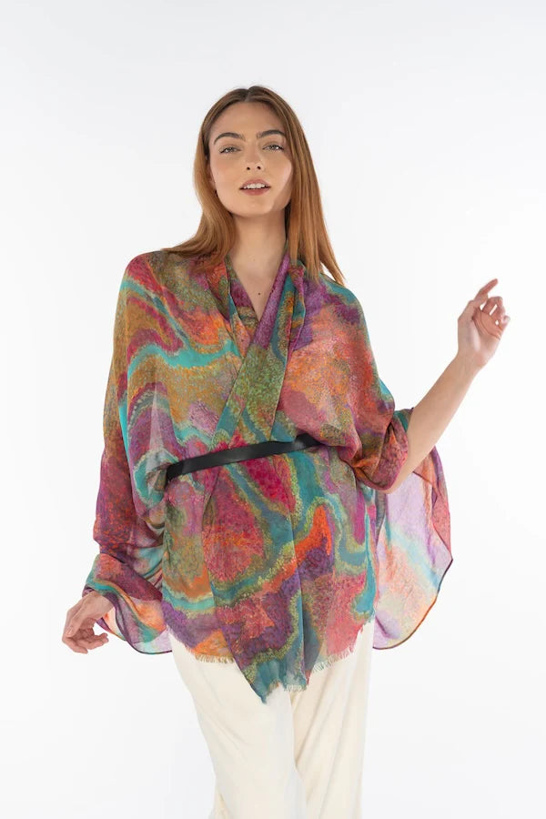 Koh Living Aboriginal Pilbara Creek Rectangle Scarf