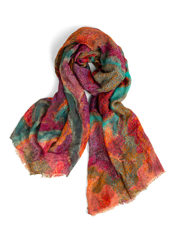 Koh Living Aboriginal Pilbara Creek Rectangle Scarf