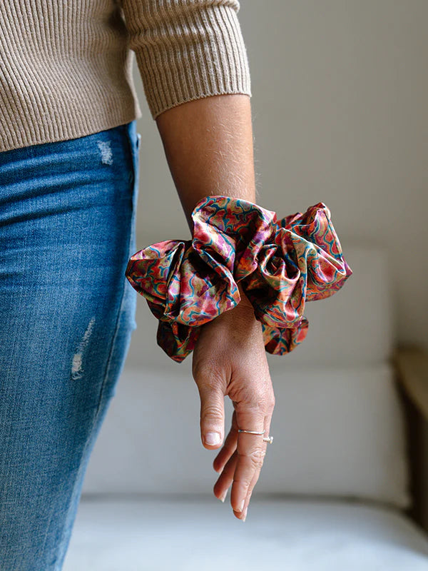 Koh Living Aboriginal artist hair Scruchie Large - Assorted Design