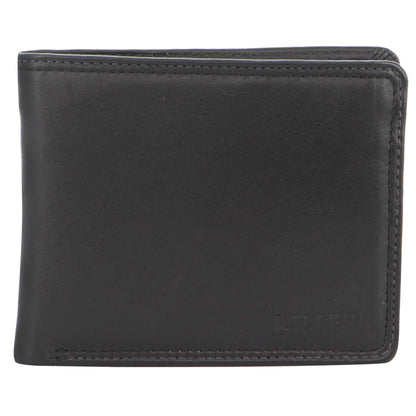 Milleni Leather C5129 Men’s Milleni Black Leather Wallet