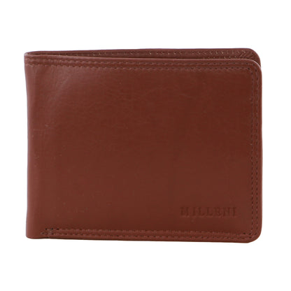 Milleni Leather C5129 Men’s Milleni - Tan Genuine Leather Wallet