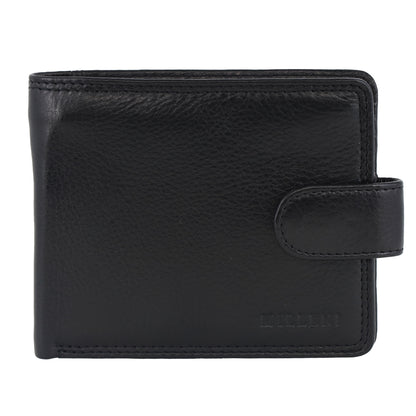 Milleni Leather - C10542 Men’s Genuine Leather Wallet Black - RFID