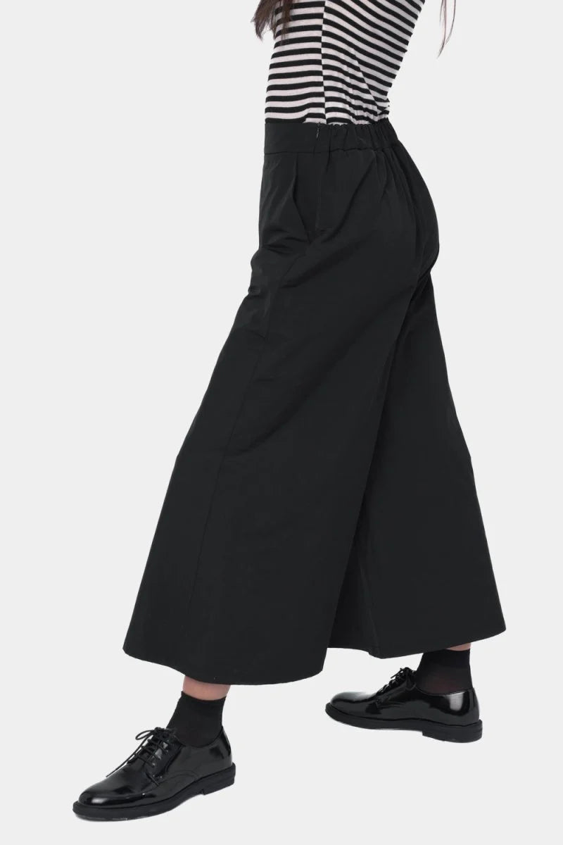 Baci Amici Elastic Wide Leg Pant Black