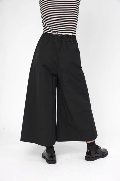 Baci Amici Elastic Wide Leg Pant Black