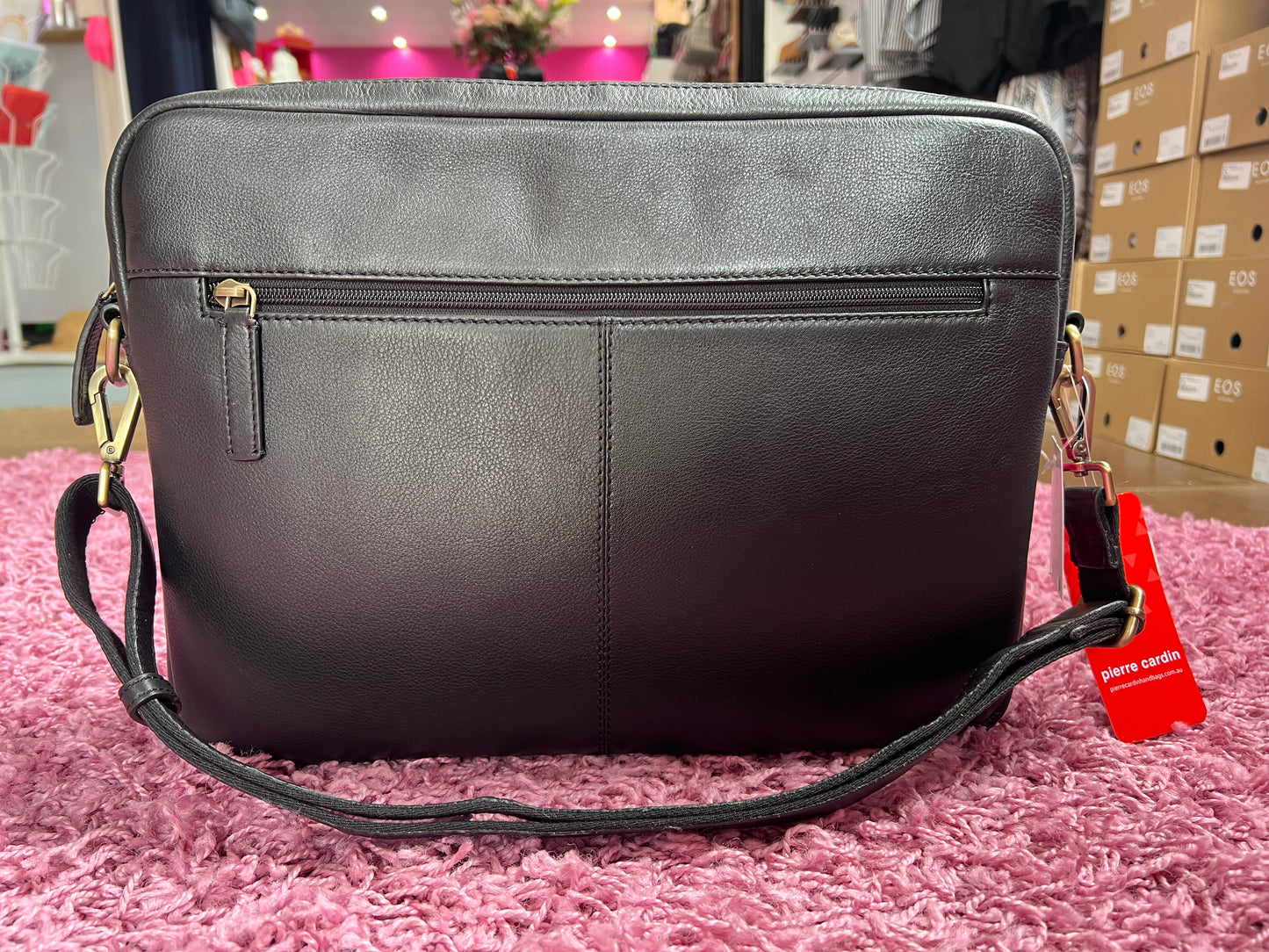 Pierre Cardin Leather Unisex Bag