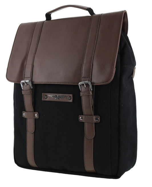 POLICE Canvas Messenger Backpack
