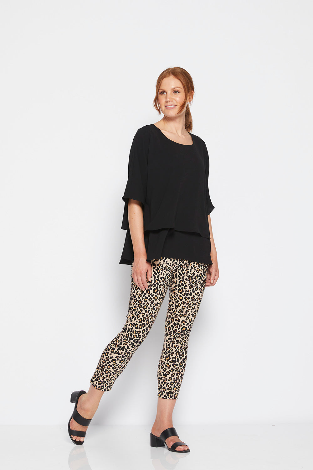 Philosophy - Easy Medley 7/8 Animal Print Pant