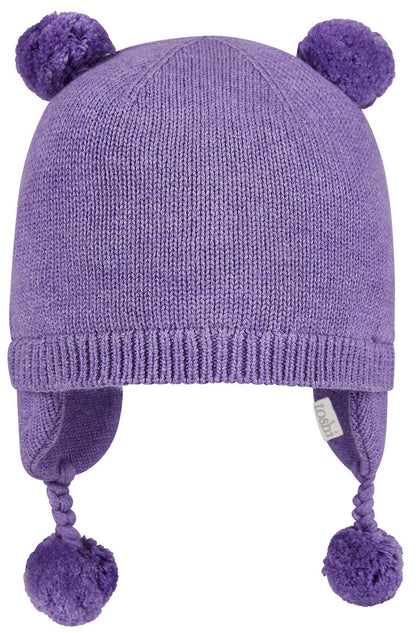 Toshi - Organic Earmuff Snowy Pansy