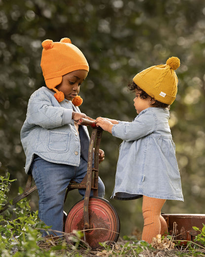 Toshi - Organic Earmuff Snowy Tangerine