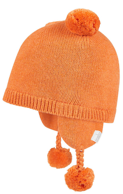 Toshi - Organic Earmuff Snowy Tangerine