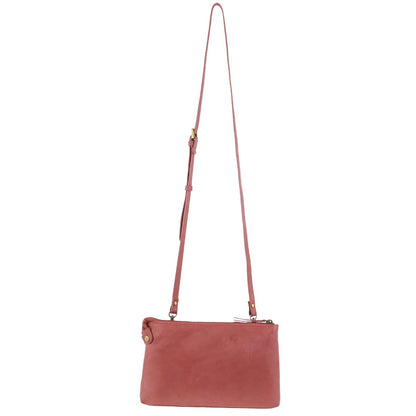 Pierre Cardin - Leather Cross-Body Bag 3682 Marsala