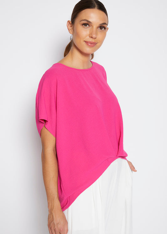 Philosophy - Tuck Tunic Hot Pink - ORIGAMIS24