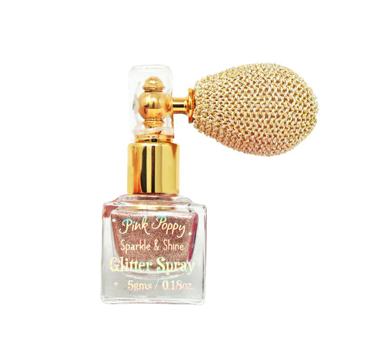Pink Poppy - Sparkle and shine glitter spray 5ml - Gold