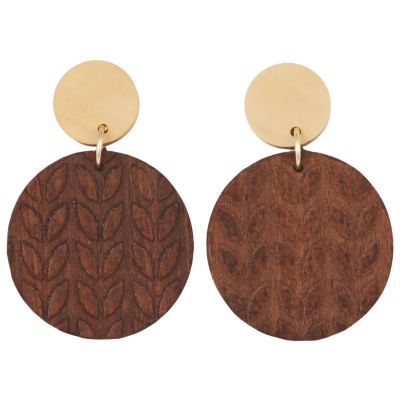 Enhance Australia - Wood Earrings Gbarland