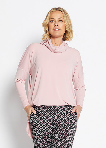 Philosophy - L/S Tunic & Snood Dusty Pink - Foundation Solo