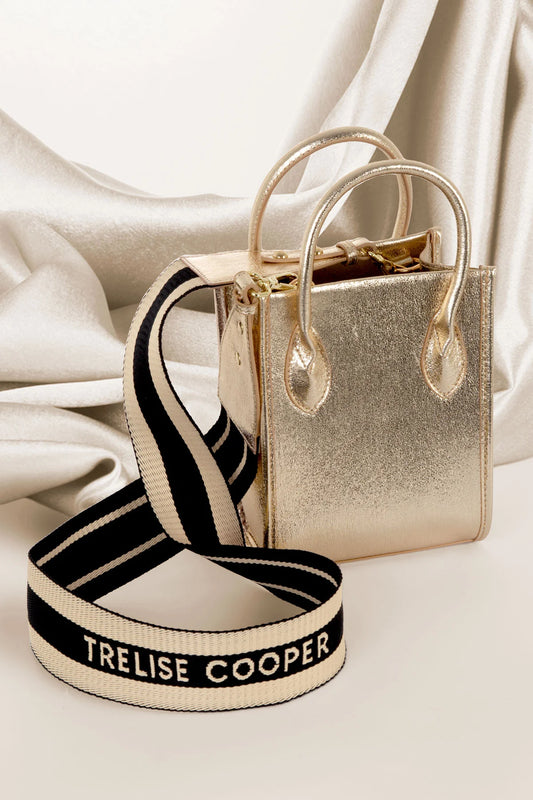Trelise Cooper - Crushing on You Metallic Tote Bag Gold