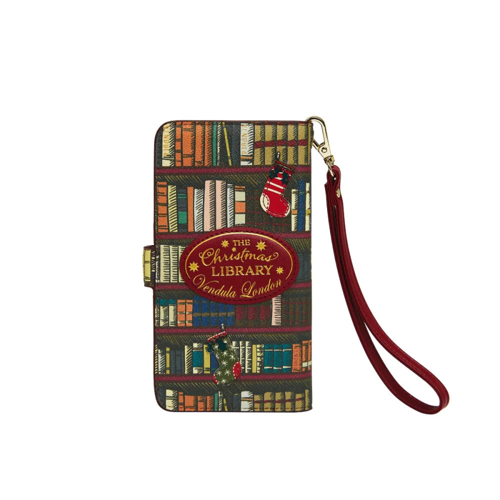 Vendula London Christmas Library Universal Flip Phone Case - Available Now