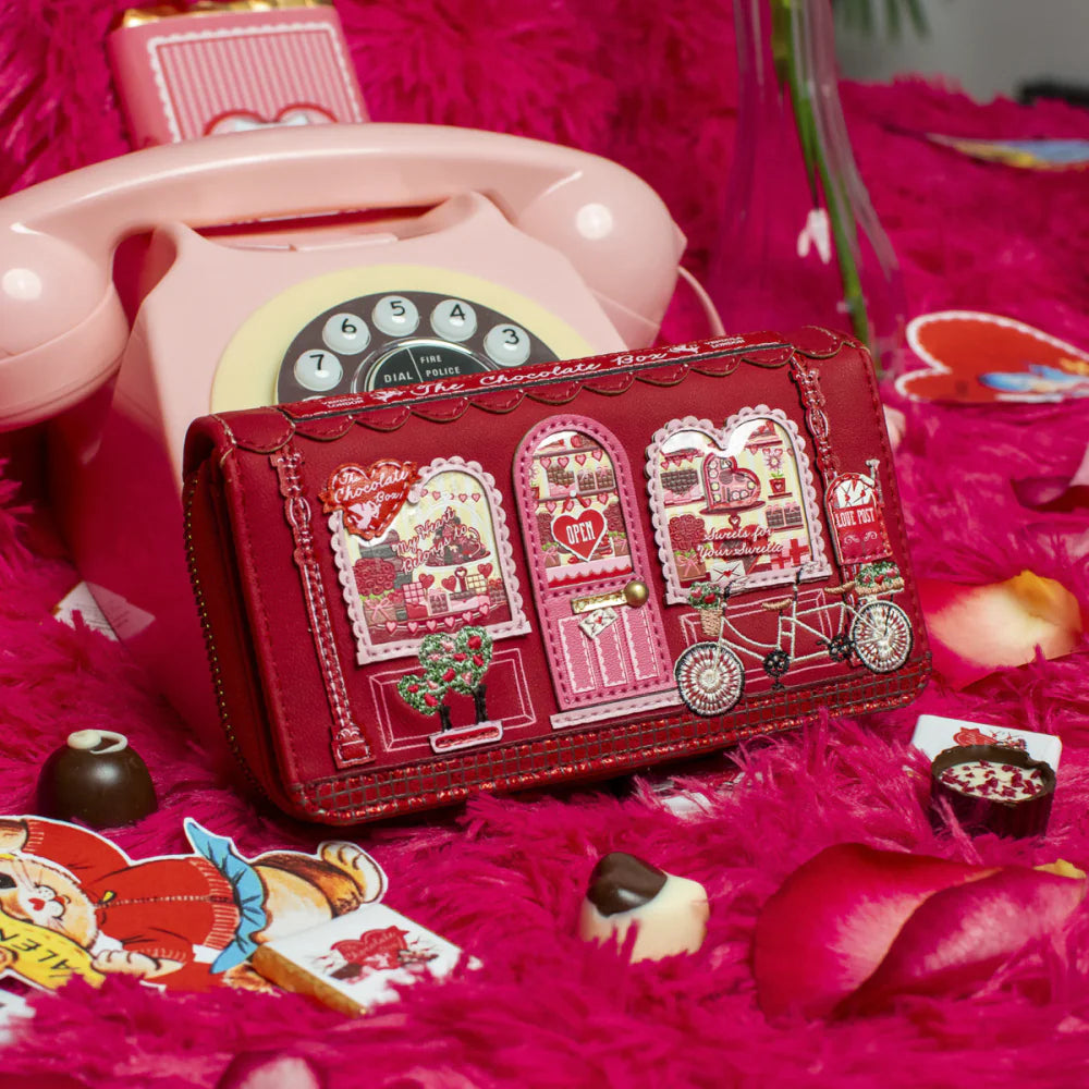 Vendula London The Chocolate Box Medium Ziparound Wallet Presale