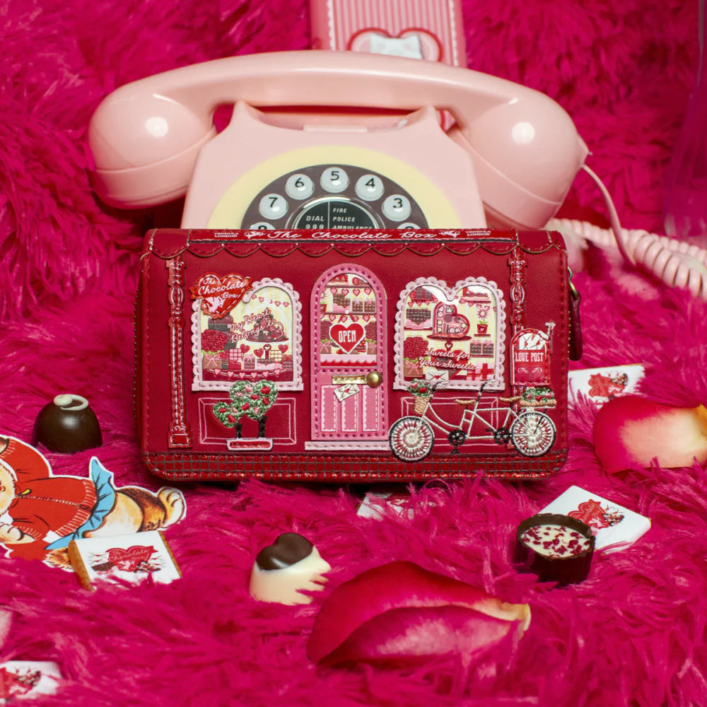 Vendula London The Chocolate Box Medium Ziparound Wallet Presale