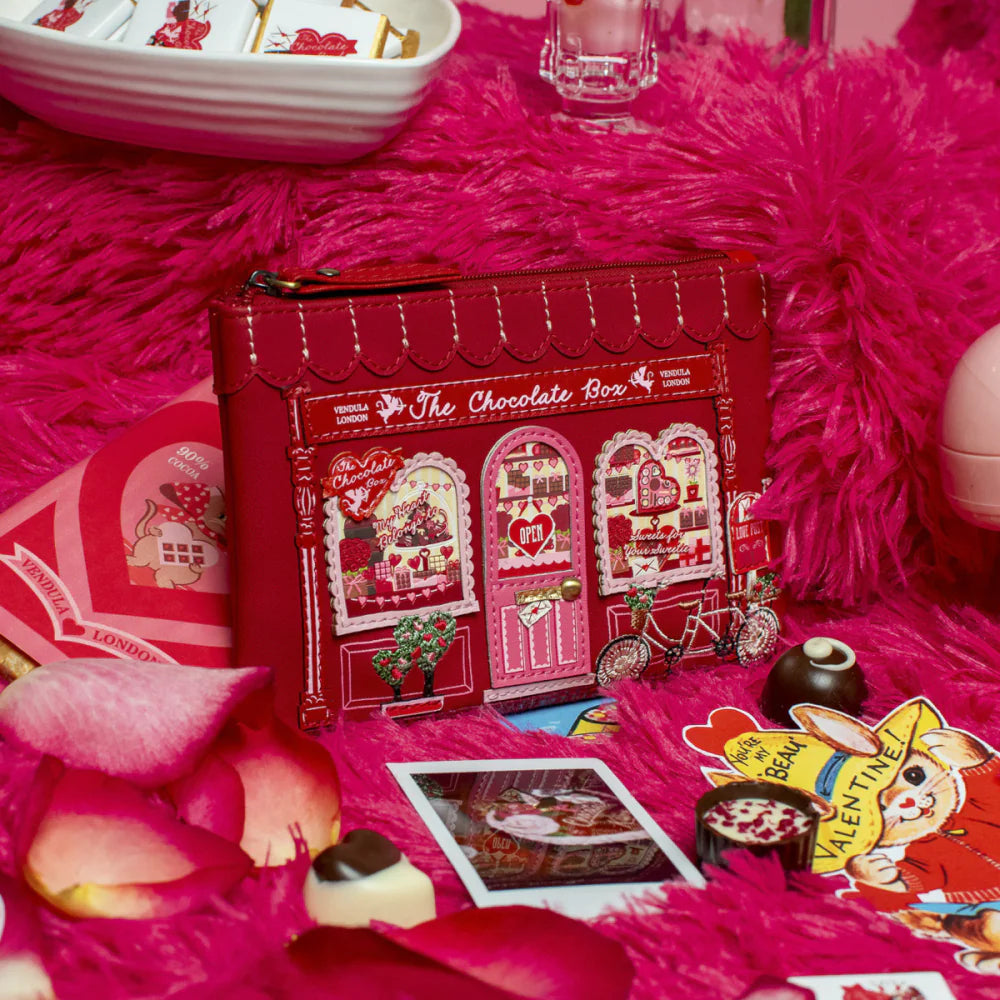 Vendula London The Chocolate Box Zipper Coin Purse Presale