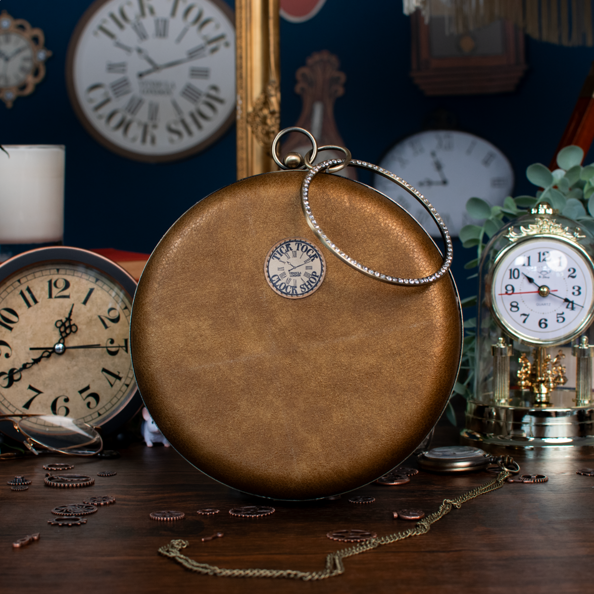 Vendula London - Tick Tock Clock Shop Pocket Watch Bag (PRE-ORDER)