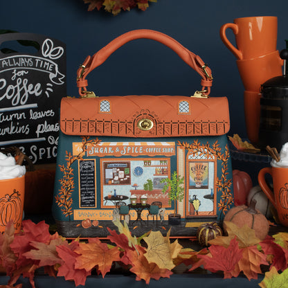 Vendula London - Sugar and Spice Coffee Shop Grace Bag (PRE ORDER)