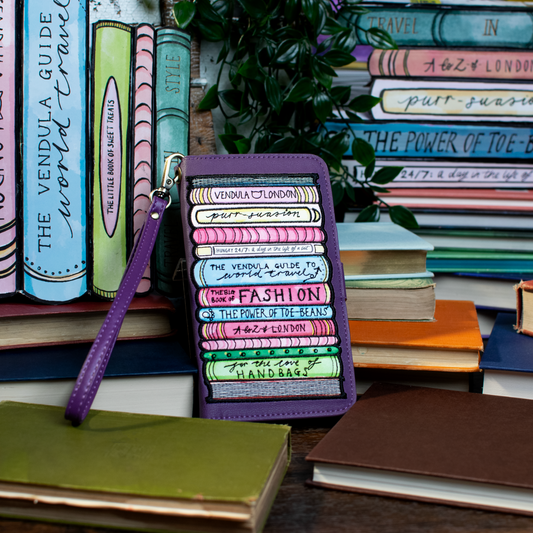 Vendula London - Travelling Library Universal Flip Phone Case (PRE-ORDER)