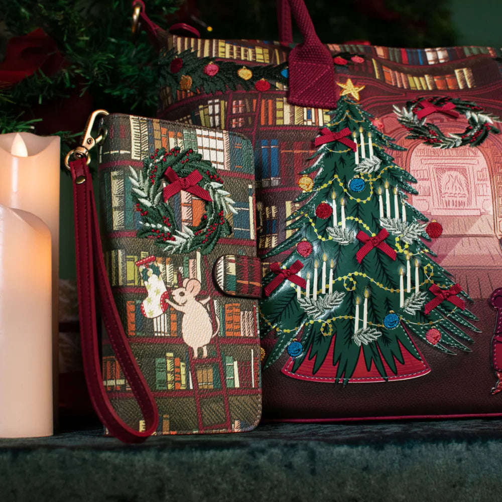 Vendula London Christmas Library Universal Flip Phone Case - Available Now