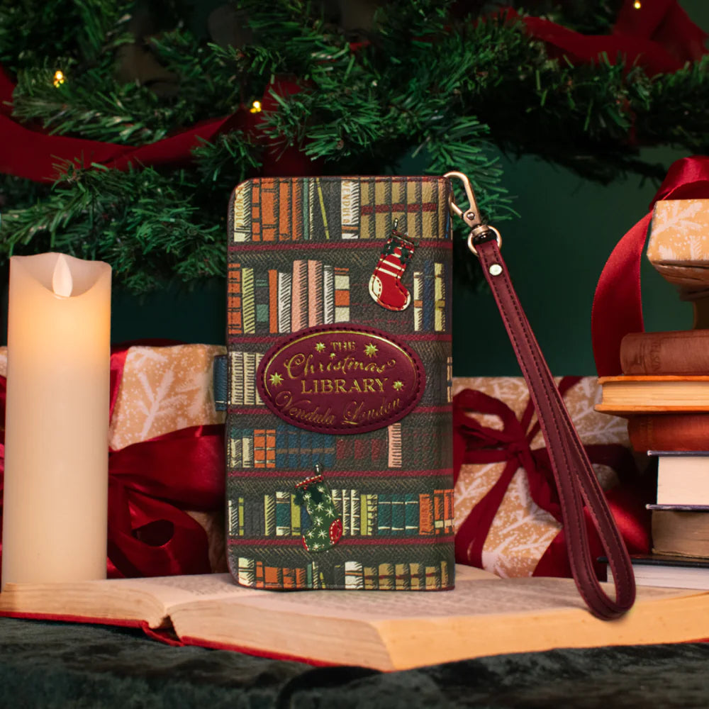Vendula London Christmas Library Universal Flip Phone Case - Available Now