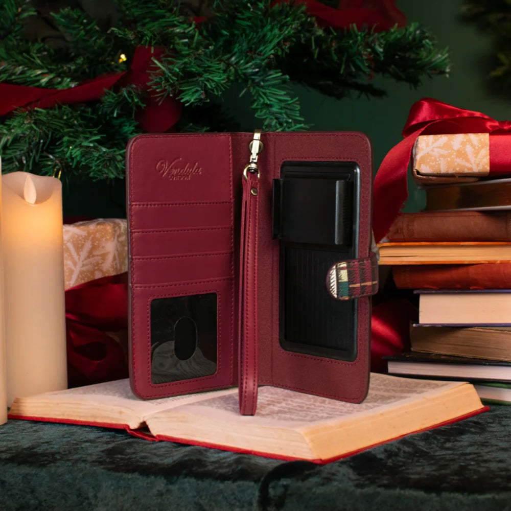 Vendula London Christmas Library Universal Flip Phone Case - Available Now