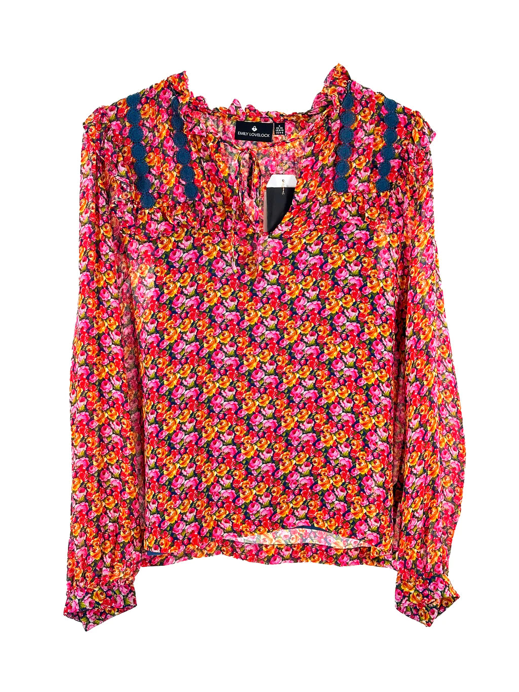 Emily Lovelock - Daisy Blouse Multi | T1026 – JUST ME PATSY