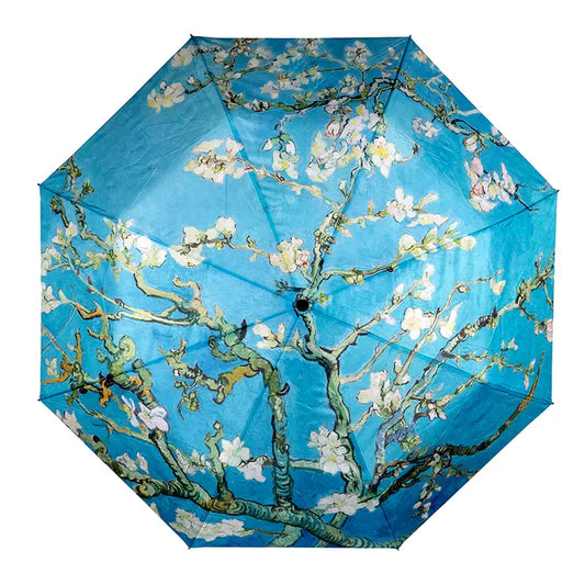 Umbrella - Almond Blossom Auto Open Folding A2-LFPA840-ALMND