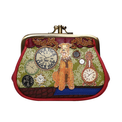 Vendula London - Tick Tock Clock Shop Clipper Coin Purse (PRE-ORDER)