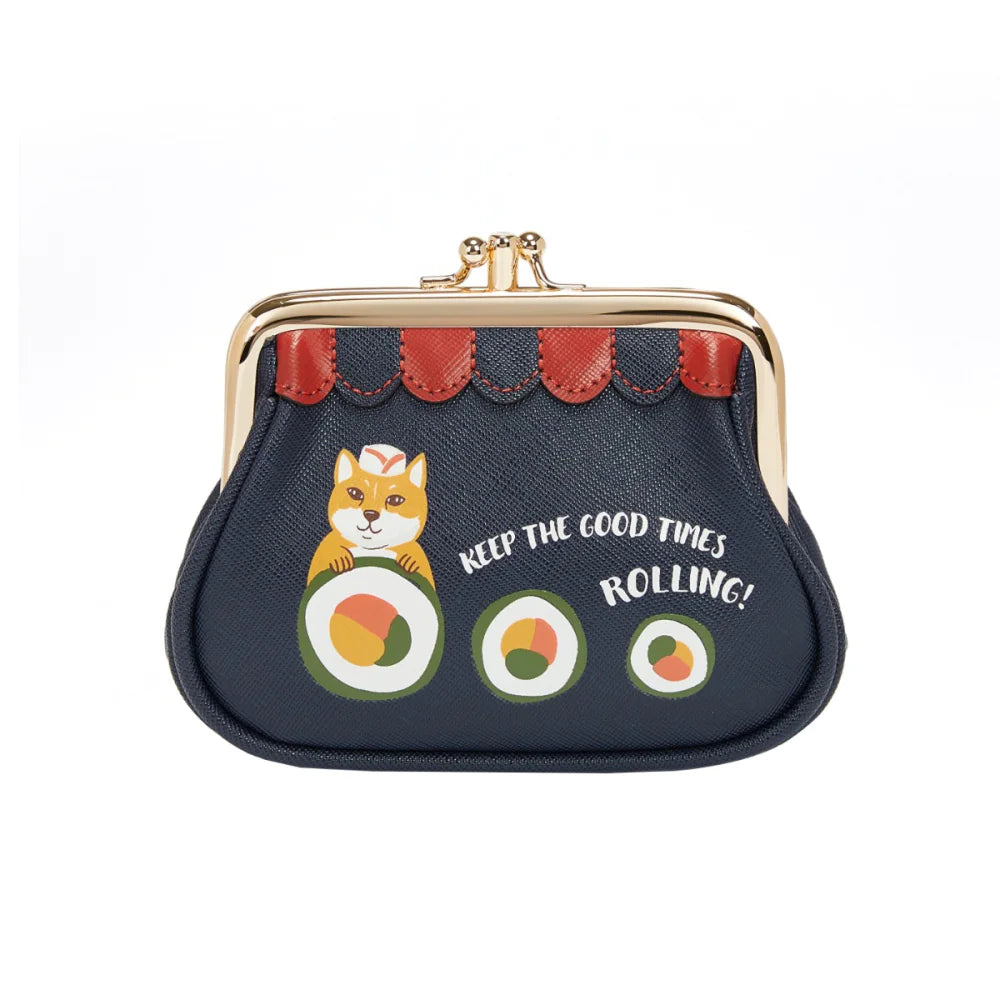 Vendula London Sushi Blue Edition Clipper Coin Purse Available Now