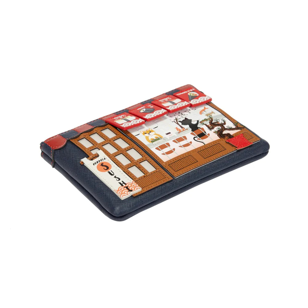 Vendula Lomdon Sushi Blue Edition Zipper Coin Key Purse Available Now