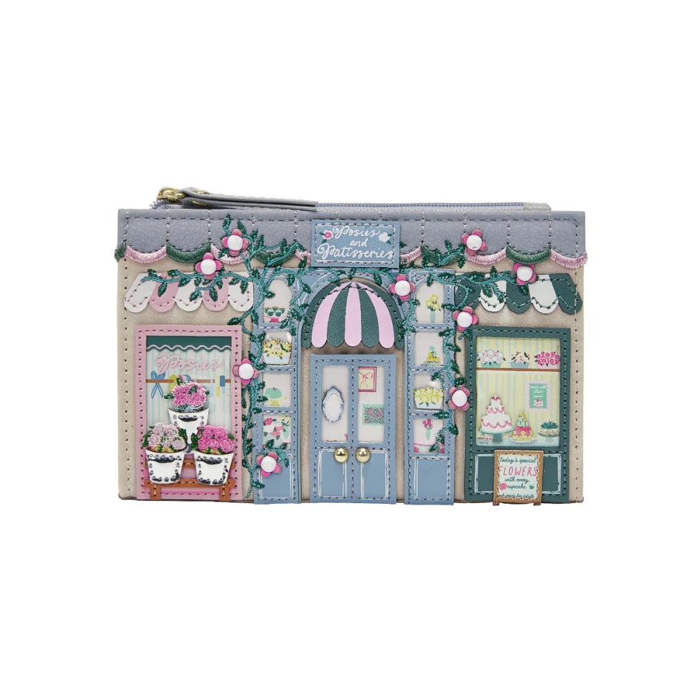 Vendula London Posises & Patisseries Compact Folding wallet Available Now