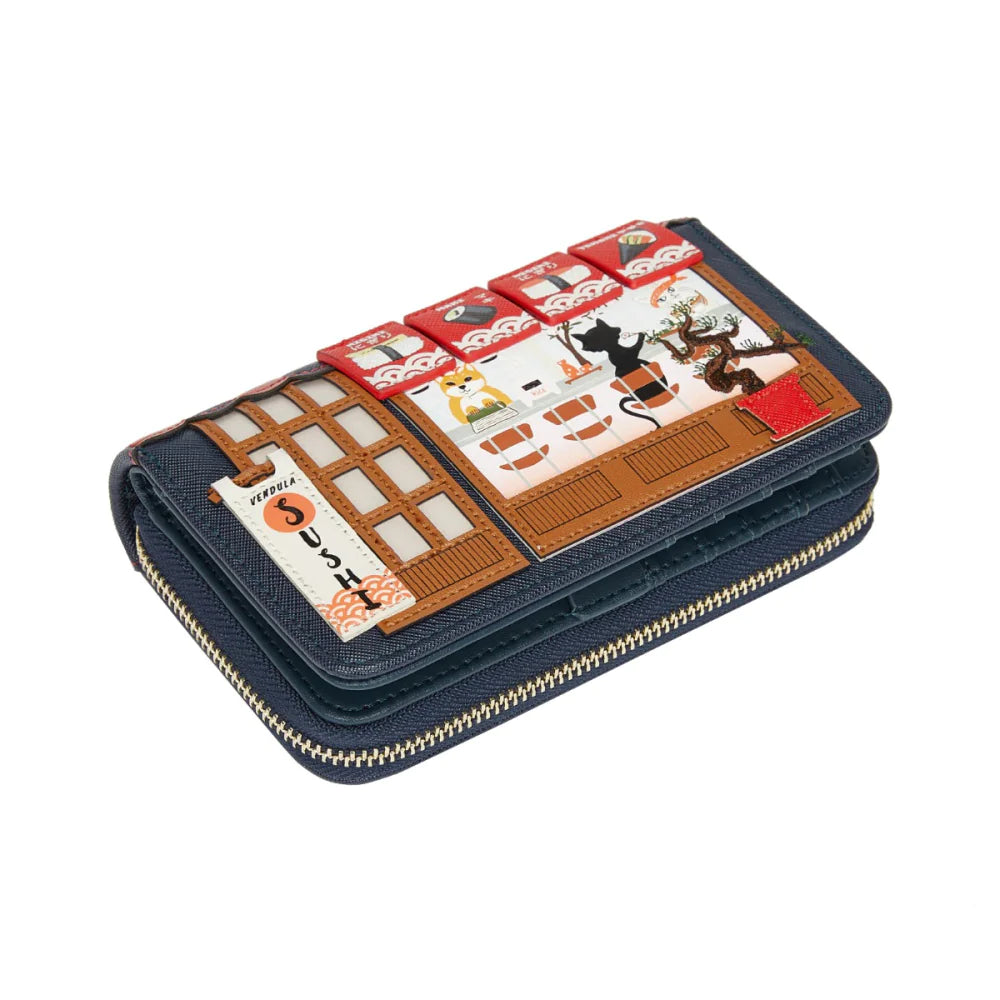 Vendula London Sushi Blue Edition Medium Wallet Available Now