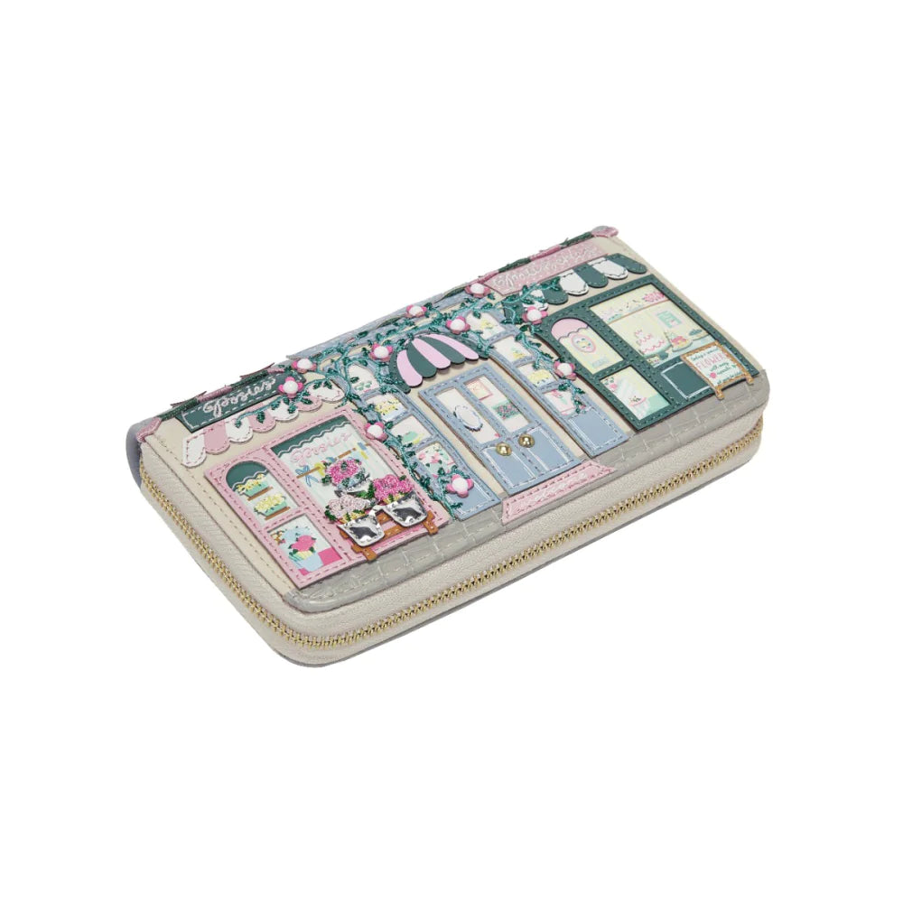 Vendula London Posies & Patisseries Large Zip Wallet Available Now