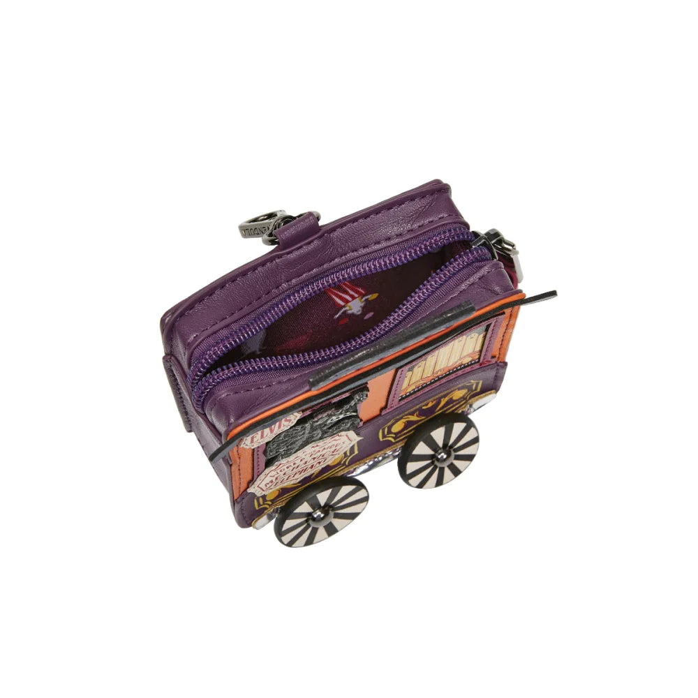 Vendula London Skelecat’s Travelling Ghost Train Carriage Coin Purse Available Now