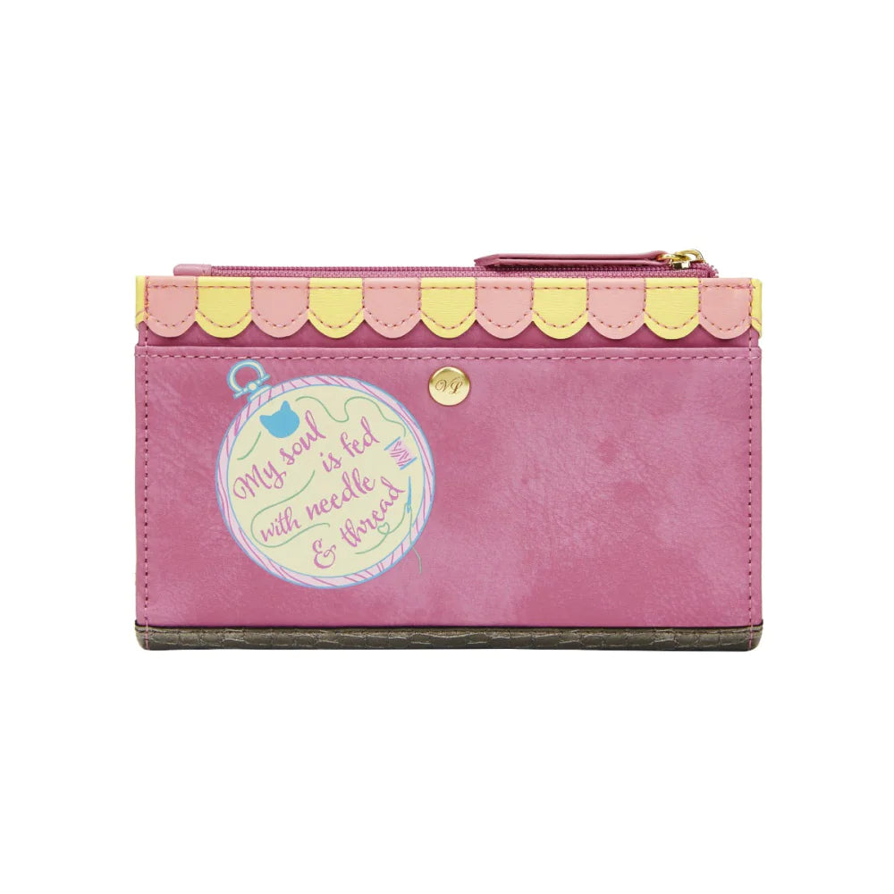 Vendula London Sewing Shop Raspberry Edition Compact Wallet Available Now!