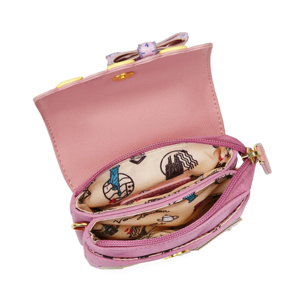 Vendula London Sewing Shop Raspberry Edition  Phone Pouch Bag Available Now!
