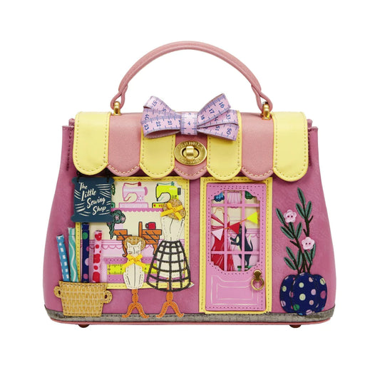 Vendula London Sewing Shop Raspberry Edition Mini Grace Bag Available Now