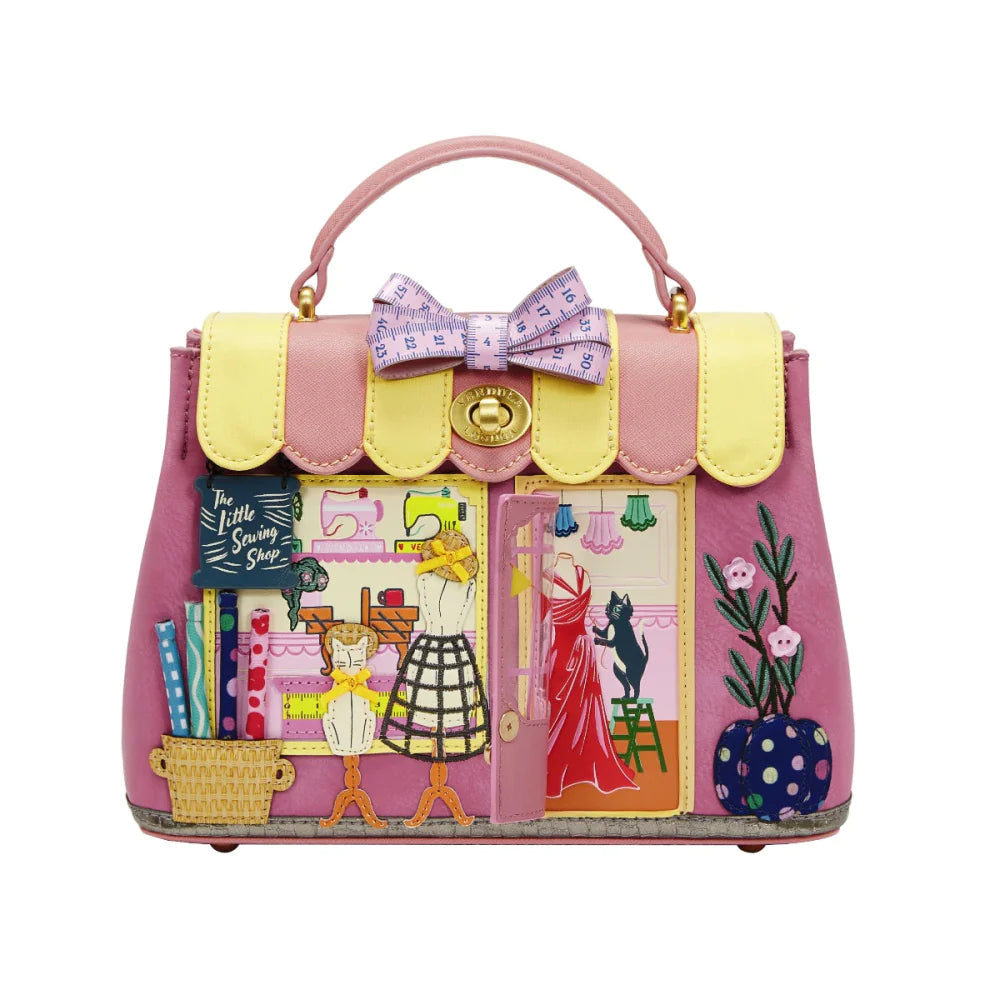 Vendula London Sewing Shop Raspberry Edition Mini Grace Bag Available Now