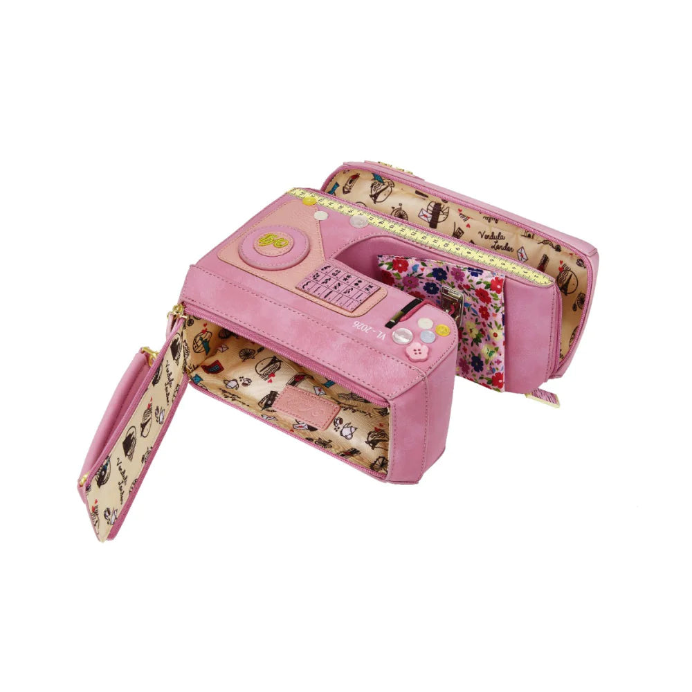 Vendula London Sewing Shop raspberry edition Sewing Machine Bag SOLD OUT