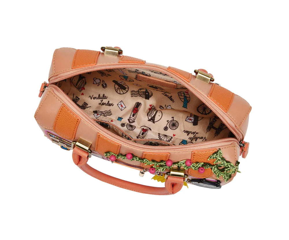 Vendula London Voyage Travel Shop Speedy Bowler Bag  Presale